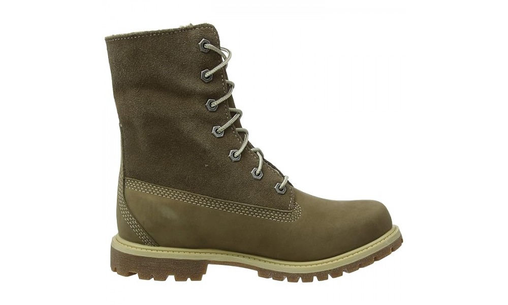 Authentics teddy fleece boot for women in brown hotsell